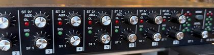 Tascam-LM-8ST stereo rackmount line mixer